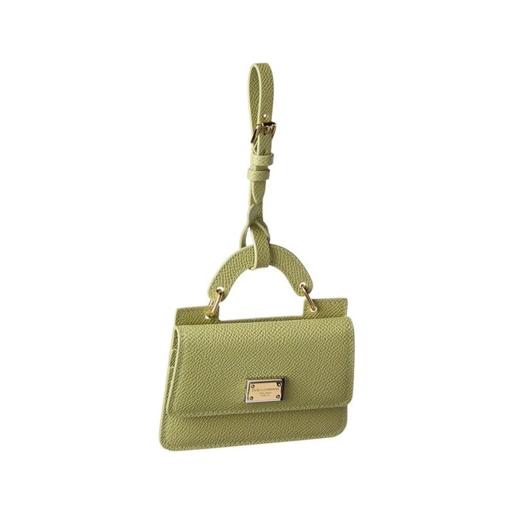 Dolce & Gabbana Logo Leather Key Chain Card Holder